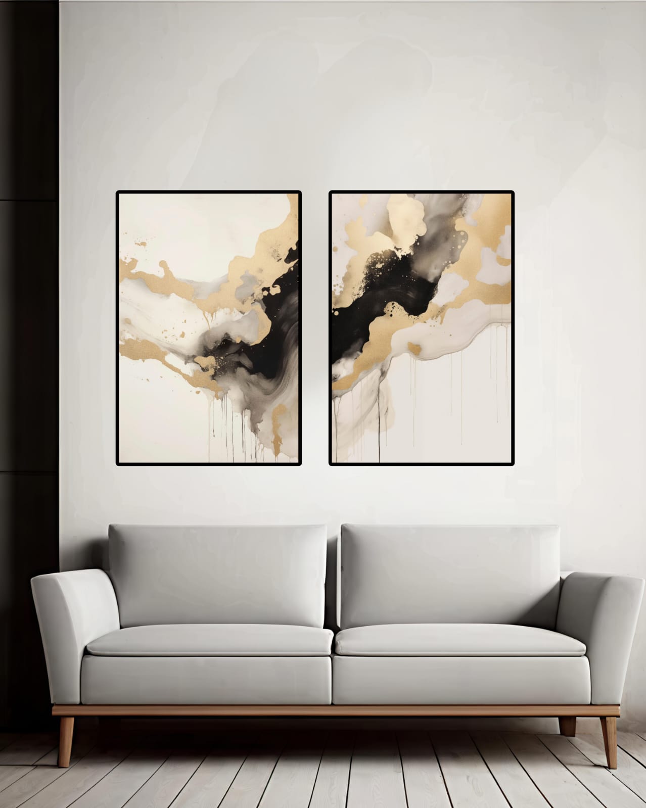 Canvas Modern Art ( 2 FRAMES )